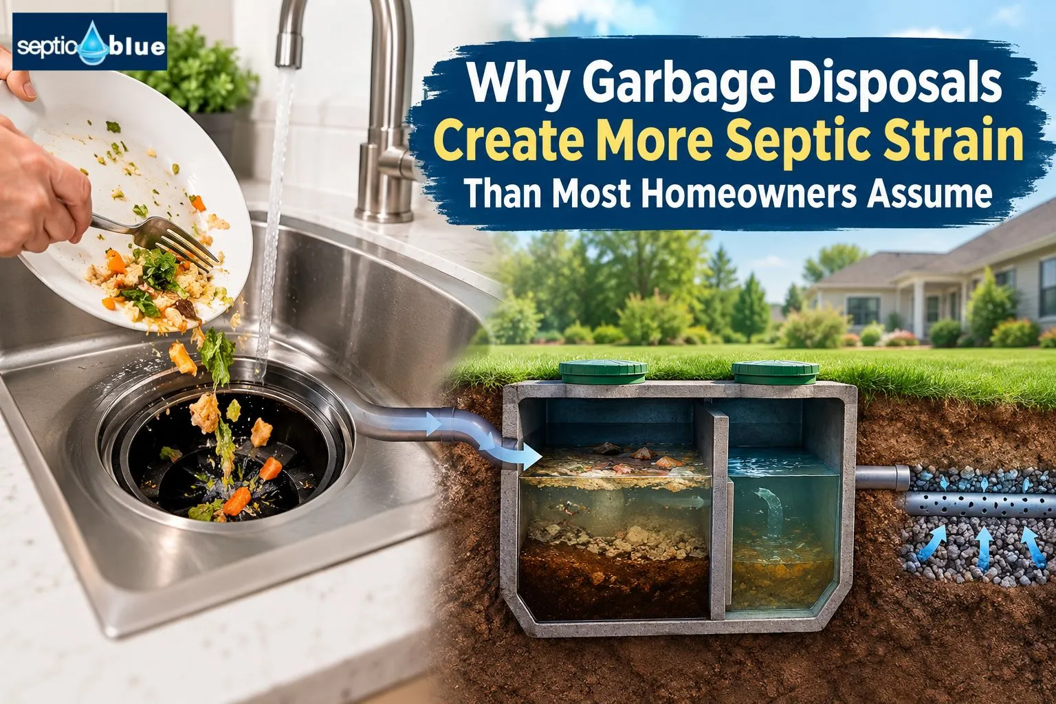 Why Garbage Disposals Create More Septic Strain Than Most Homeowners Assume