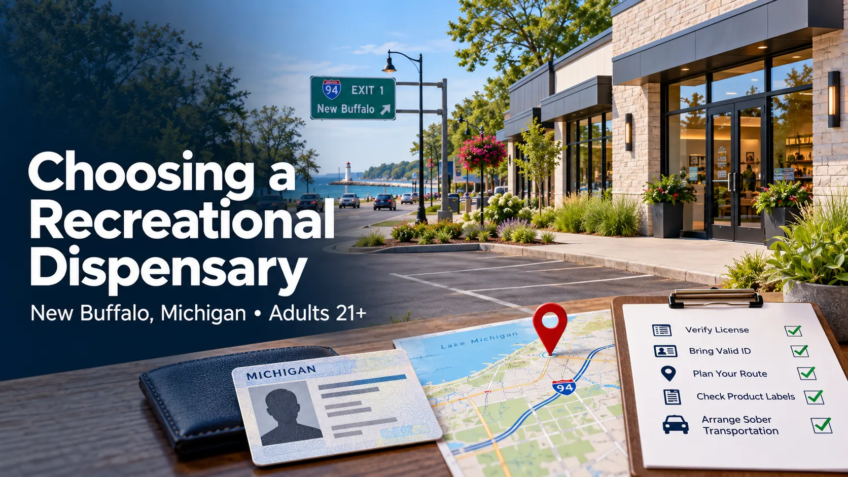 Dispensaries in New Buffalo Michigan - What adults 21+ should check when choosing a licensed retailer