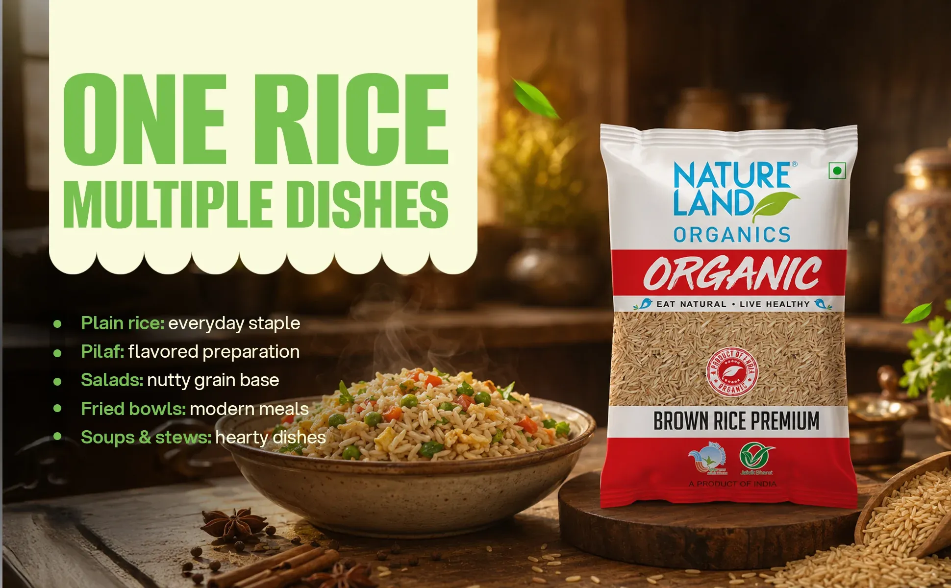 Is Organic Brown Rice Good for Weight Loss and Gluten-Free Diets?