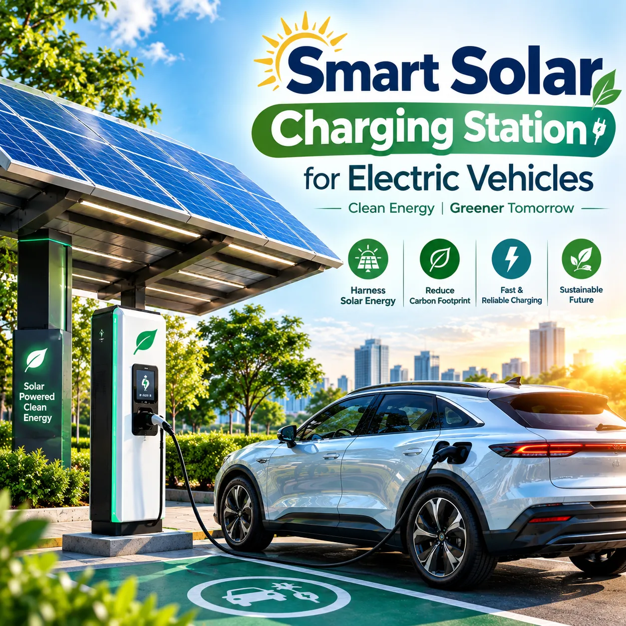 Smart Solar Charging Station for Electric Vehicles