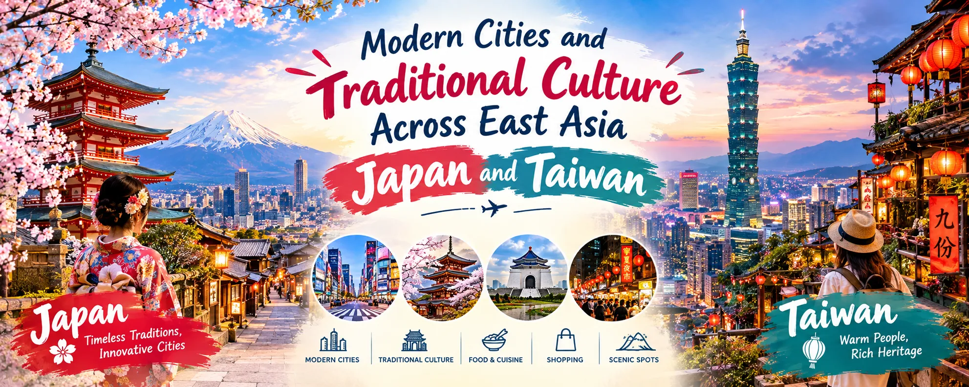 Modern Cities and Traditional Culture Across East Asia