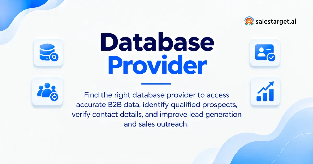 Best B2B Contact Database Providers for Sales Teams