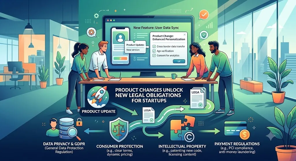 How Product Changes Can Create New Legal Obligations for Startups