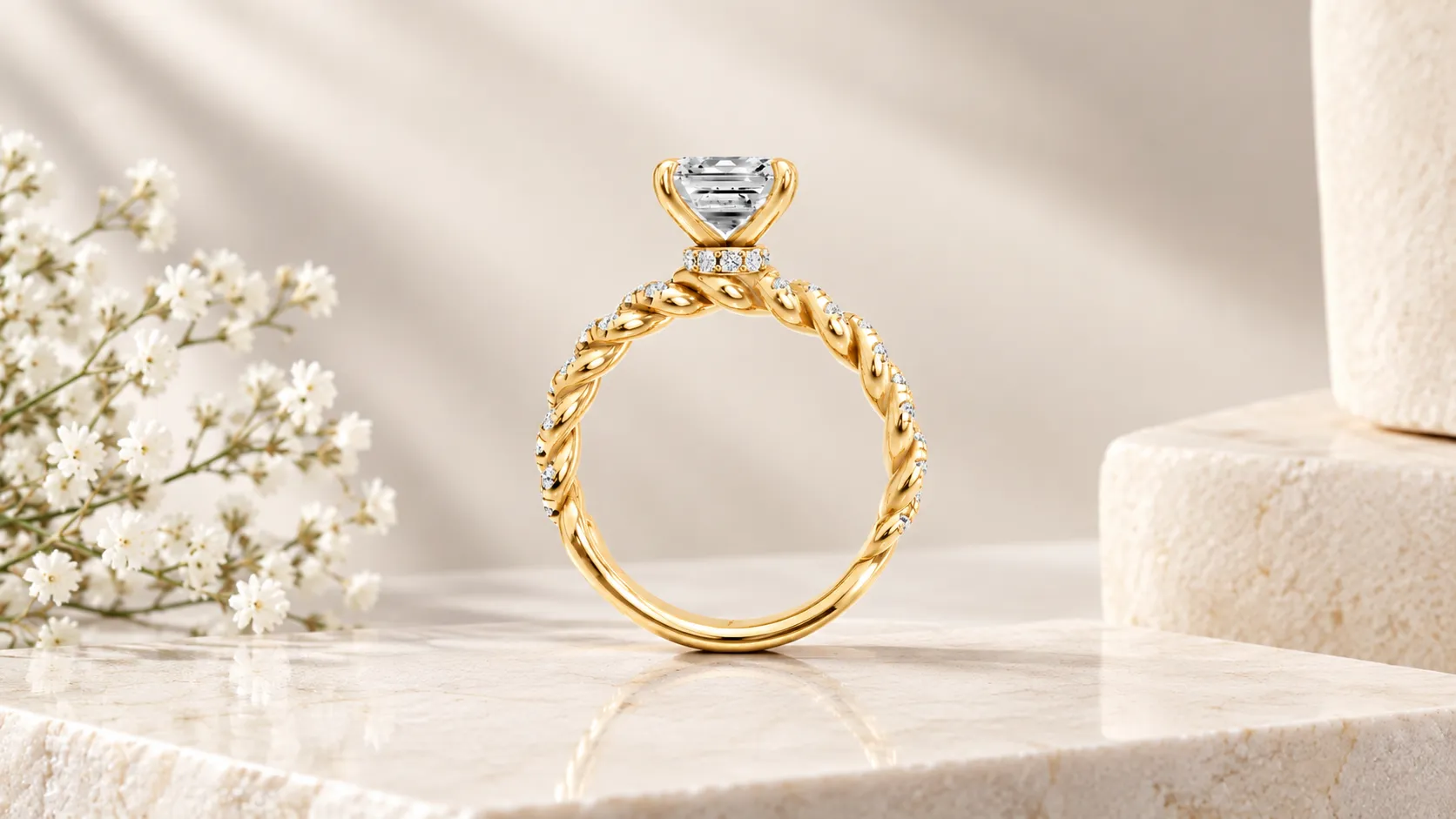 Lab Grown Hidden Halo Engagement Ring Buying Guide for Beginners