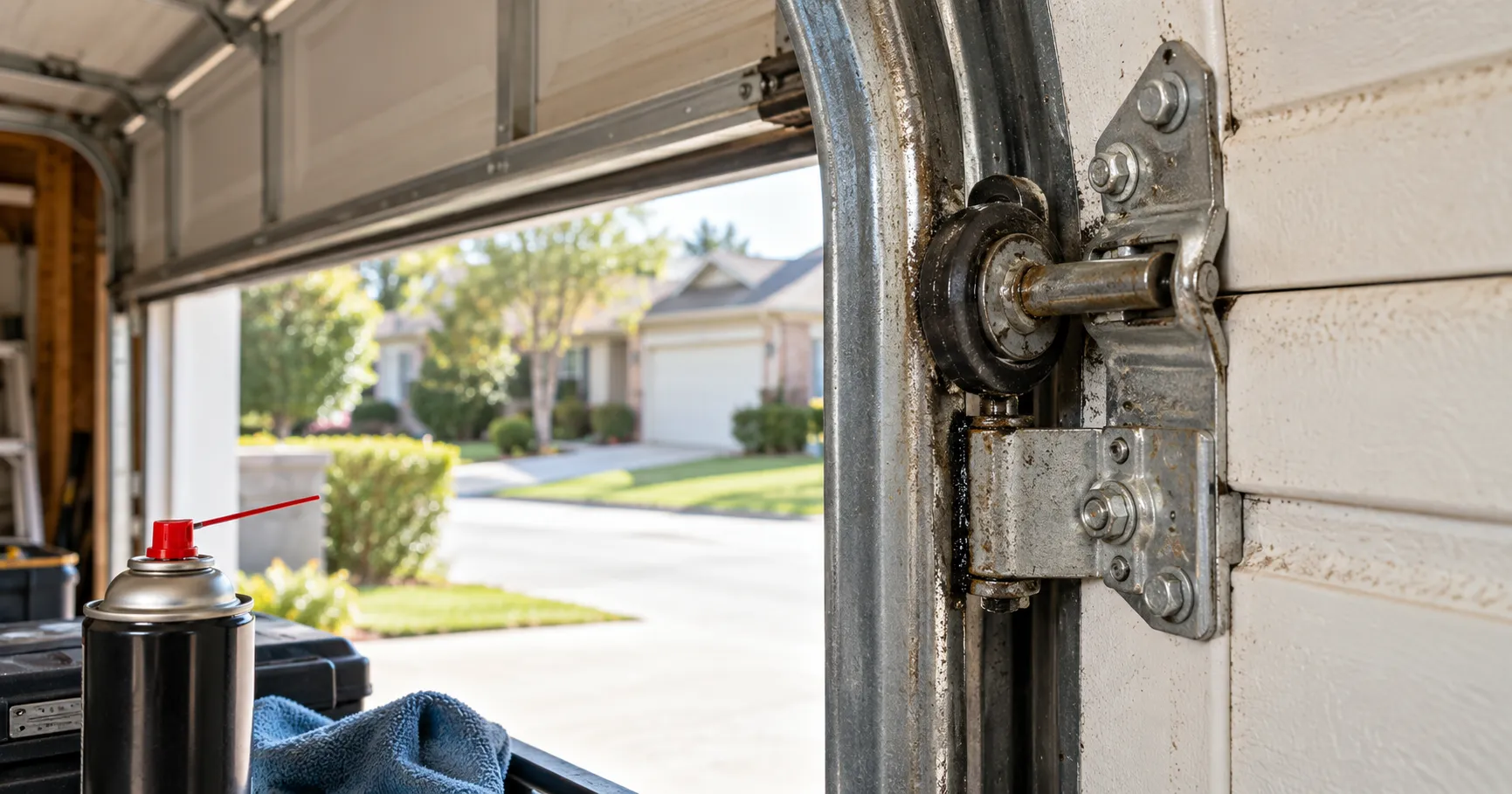 Why Your Garage Door Gets Louder After Lubrication and the Problem You May Be Missing in Carpentersville