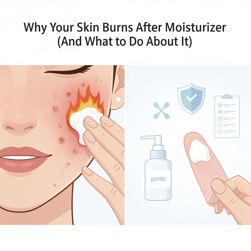 Why Your Skin Burns After Moisturizer (And What to Do About It)