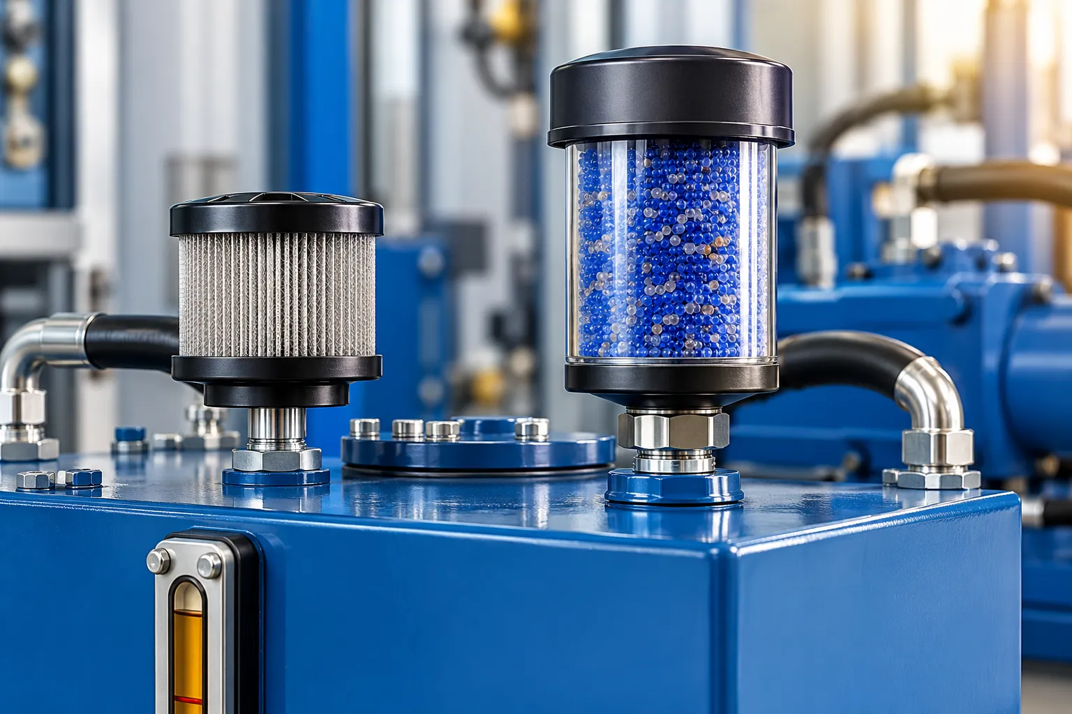 The Role of Desiccant Filter and Breather Filter in Hydraulic Reservoir Protection