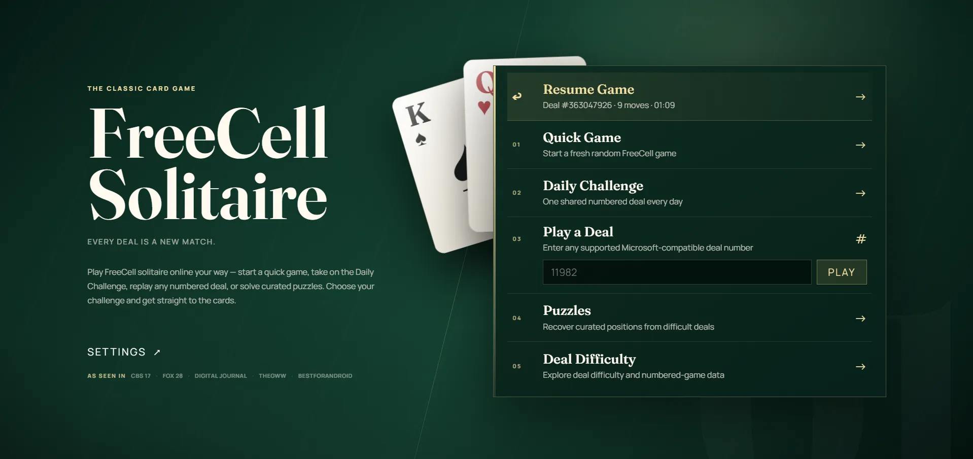 How to Choose a FreeCell Website: 5 Features That Actually Matter