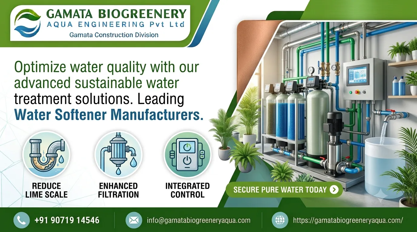 ETP, STP and Water Softener Solutions for Modern Facilities