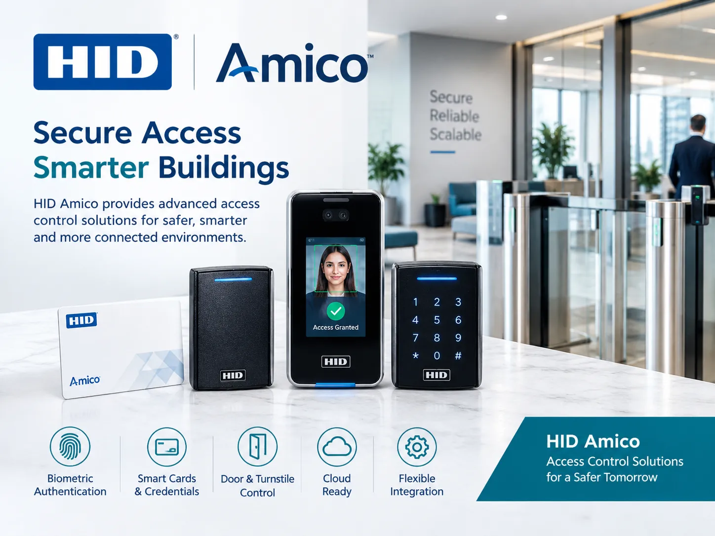 HID Amico for Hospitals in Qatar - Faster, Safer Access Control