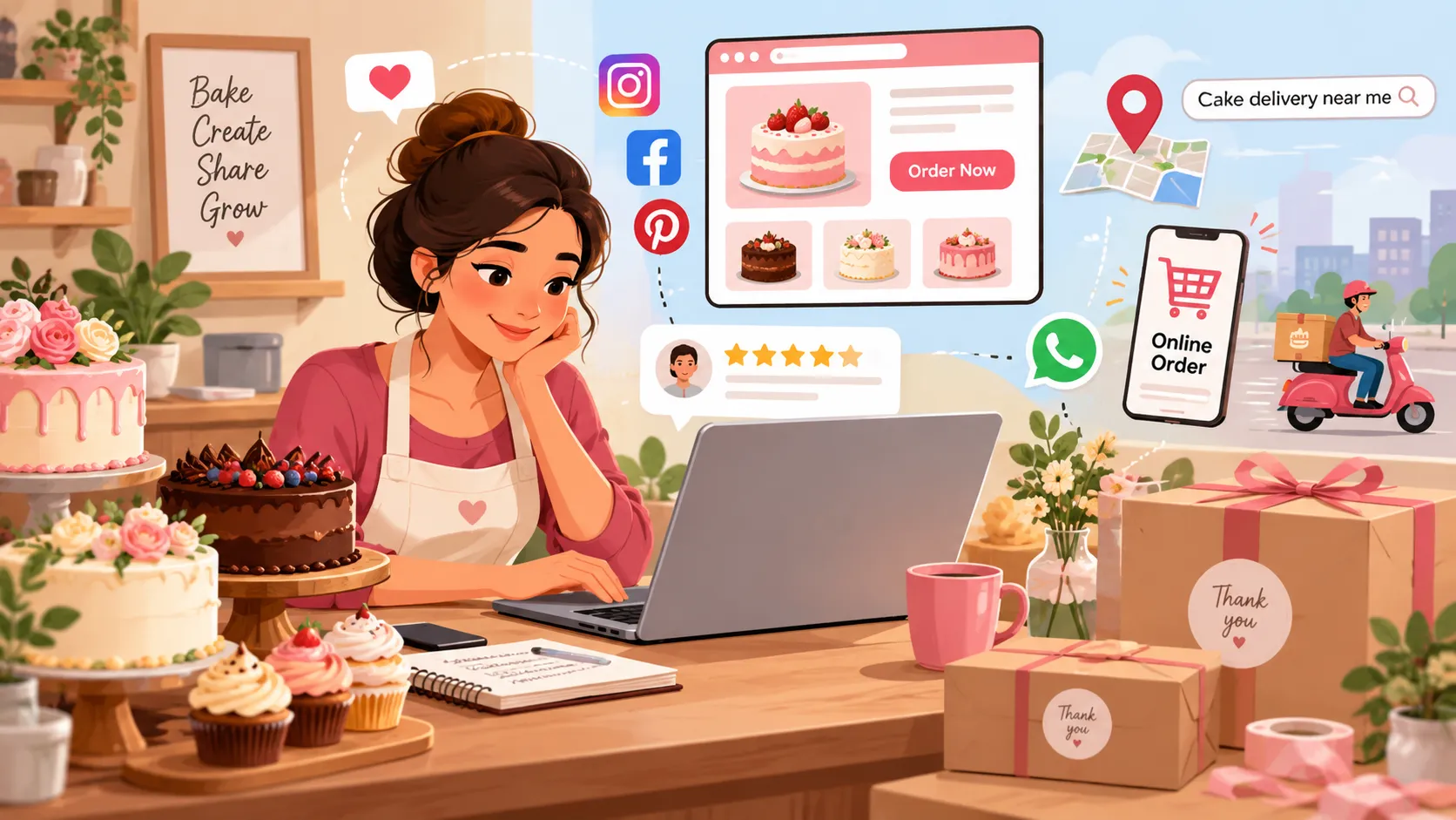 How to Grow an Online Cake Business and Reach More Customers
