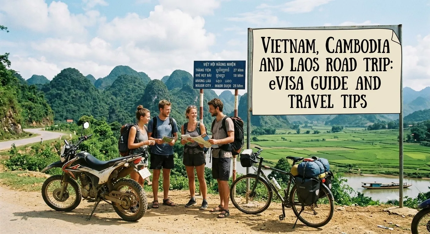 Vietnam, Cambodia and Laos Road Trip: eVisa Guide and Travel Tips