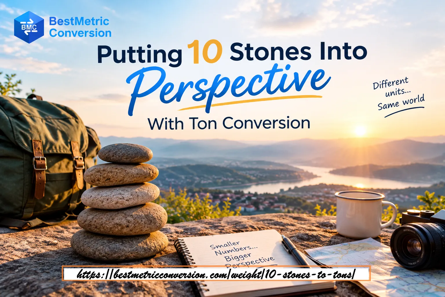 Putting 10 Stones Into Perspective With Ton Conversion