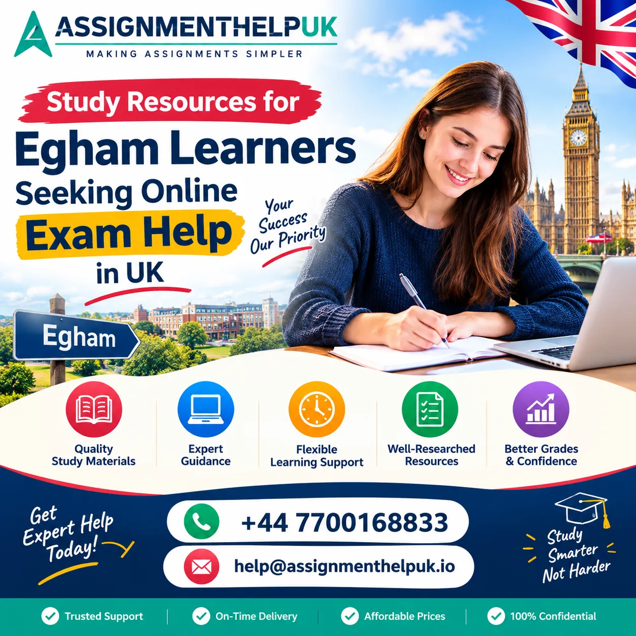 Study Resources for Egham Learners Seeking Online Exam Help in UK