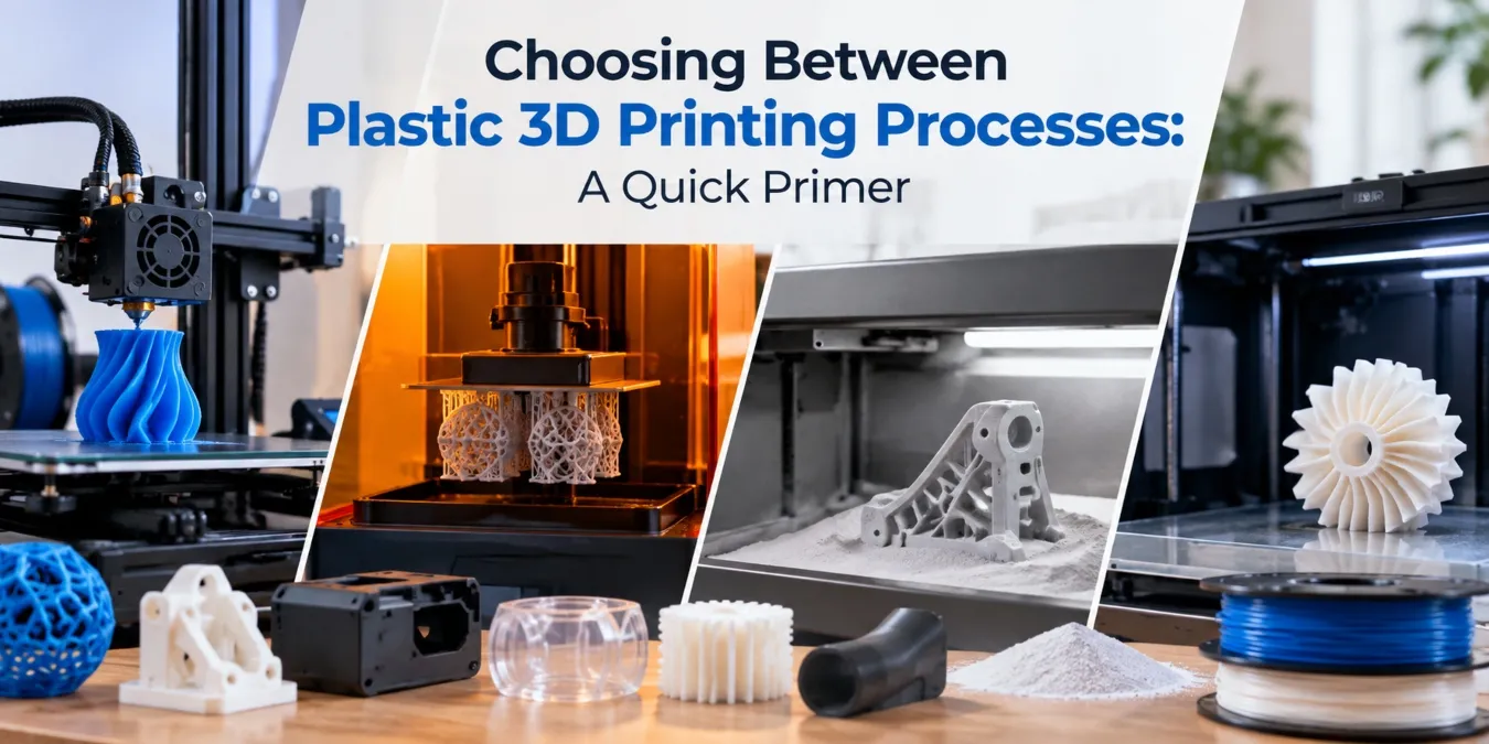 Choosing Between Plastic 3D Printing Processes: A Quick Primer