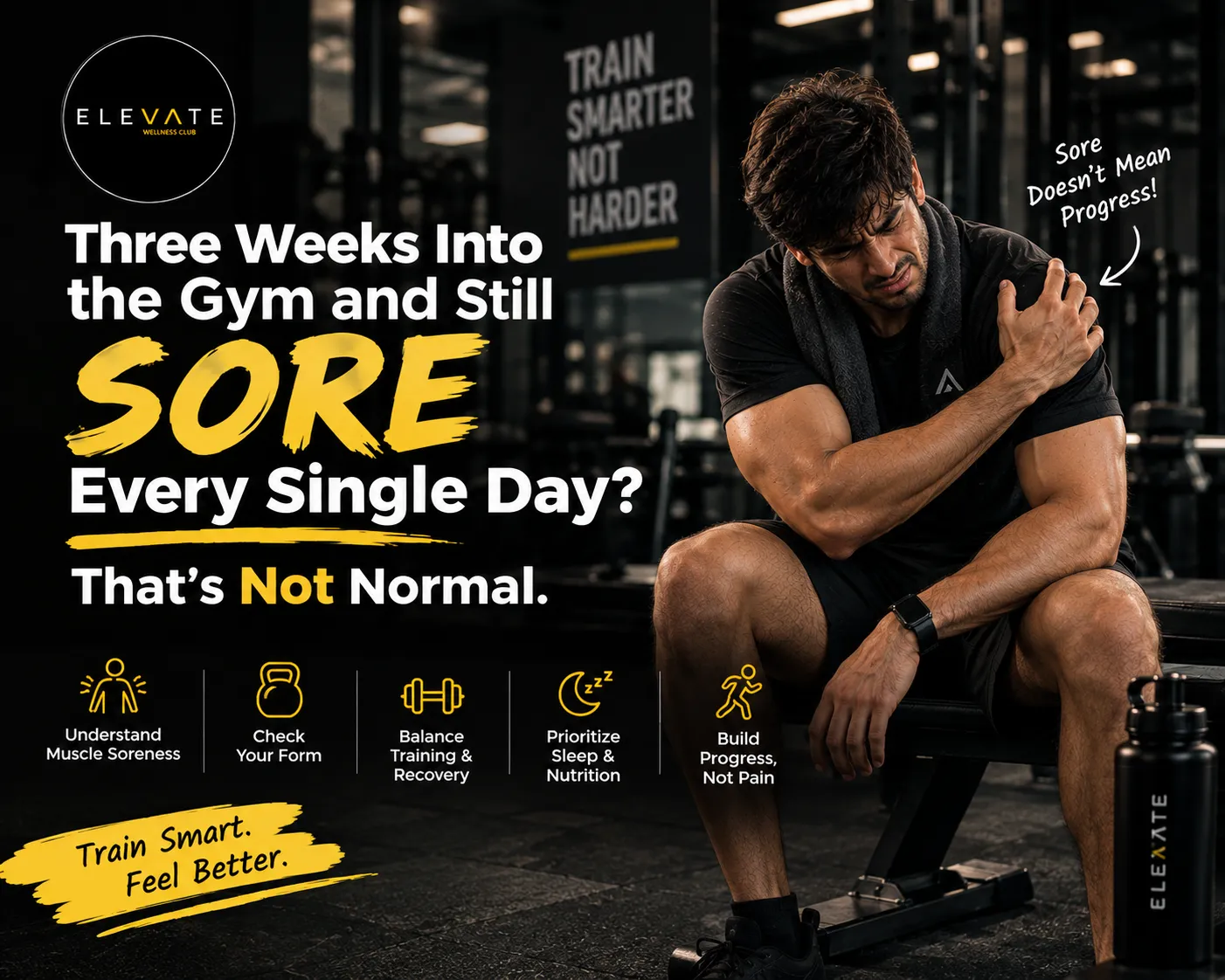 Three Weeks Into the Gym and Still Sore Every Single Day? That's Not Normal.