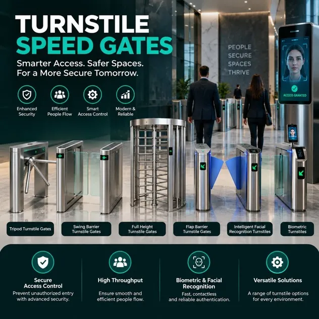 Intelligent Turnstile Speed Gates for UAE Businesses