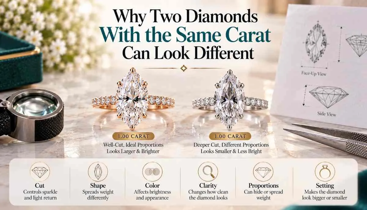 Why Two Diamonds With the Same Carat Can Look Different