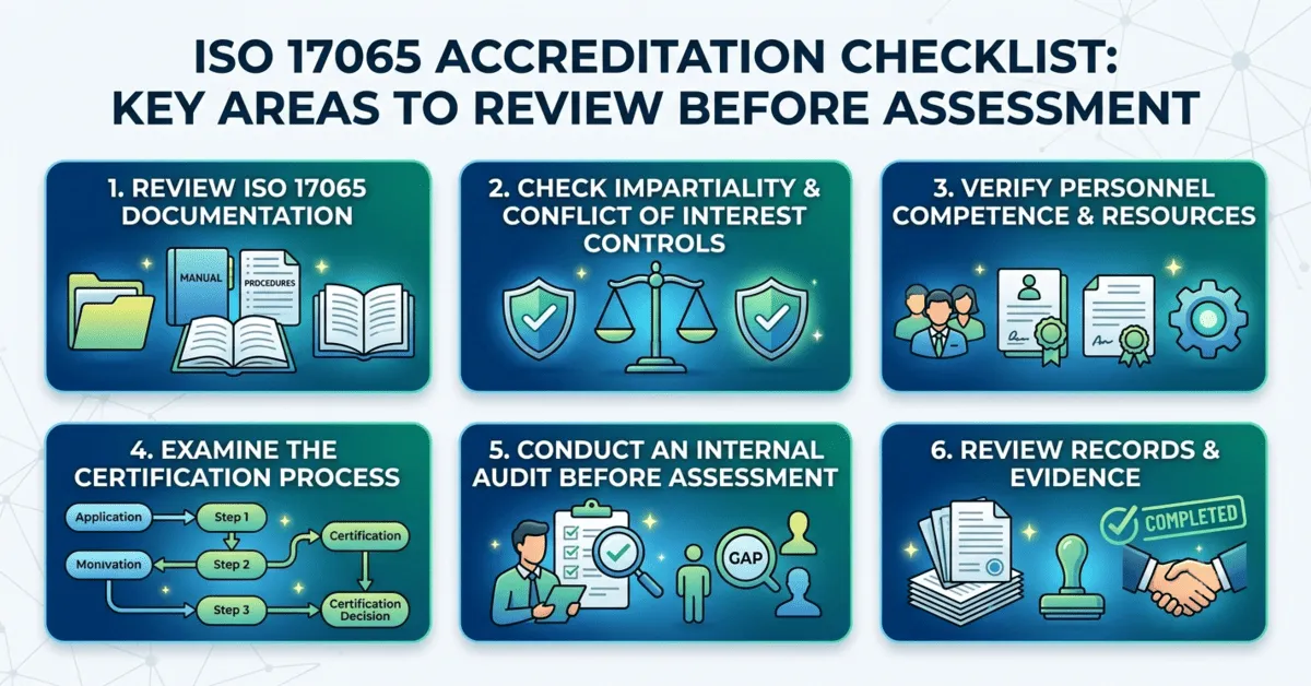 ISO 17065 Accreditation Checklist: Key Areas to Review Before Assessment