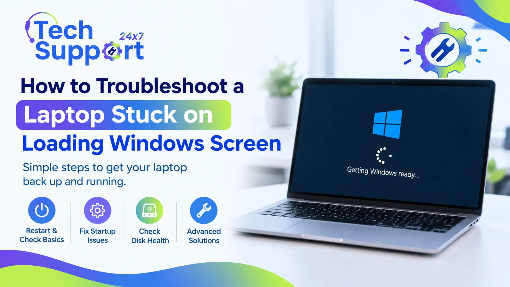 How to Troubleshoot a Laptop Stuck on Loading Windows Screen