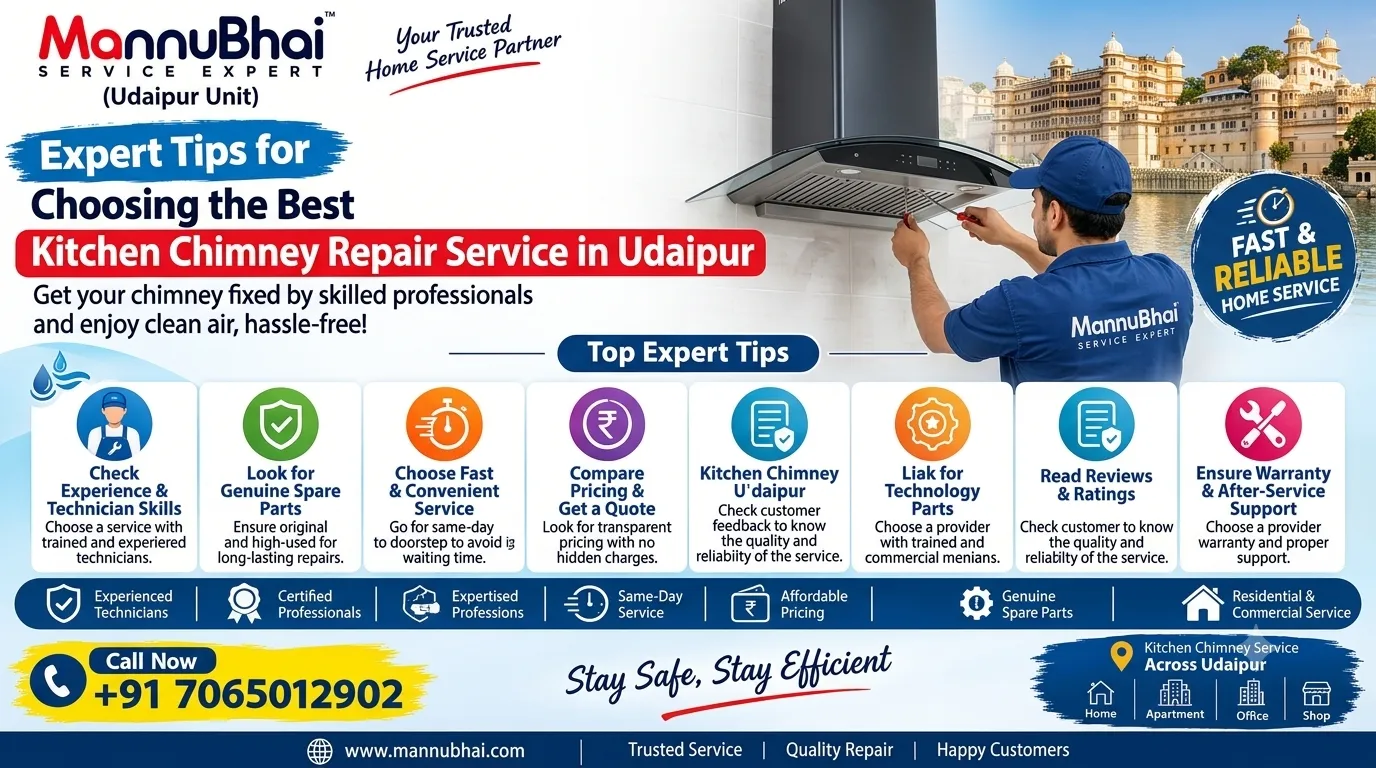 Kitchen Chimney Repair Service in Udaipur – Trusted Technicians for Fast Home Repair