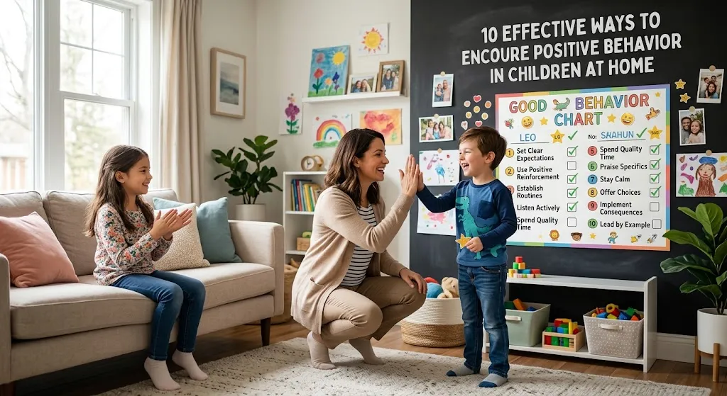 10 Effective Ways to Encourage Positive Behavior in Children at Home