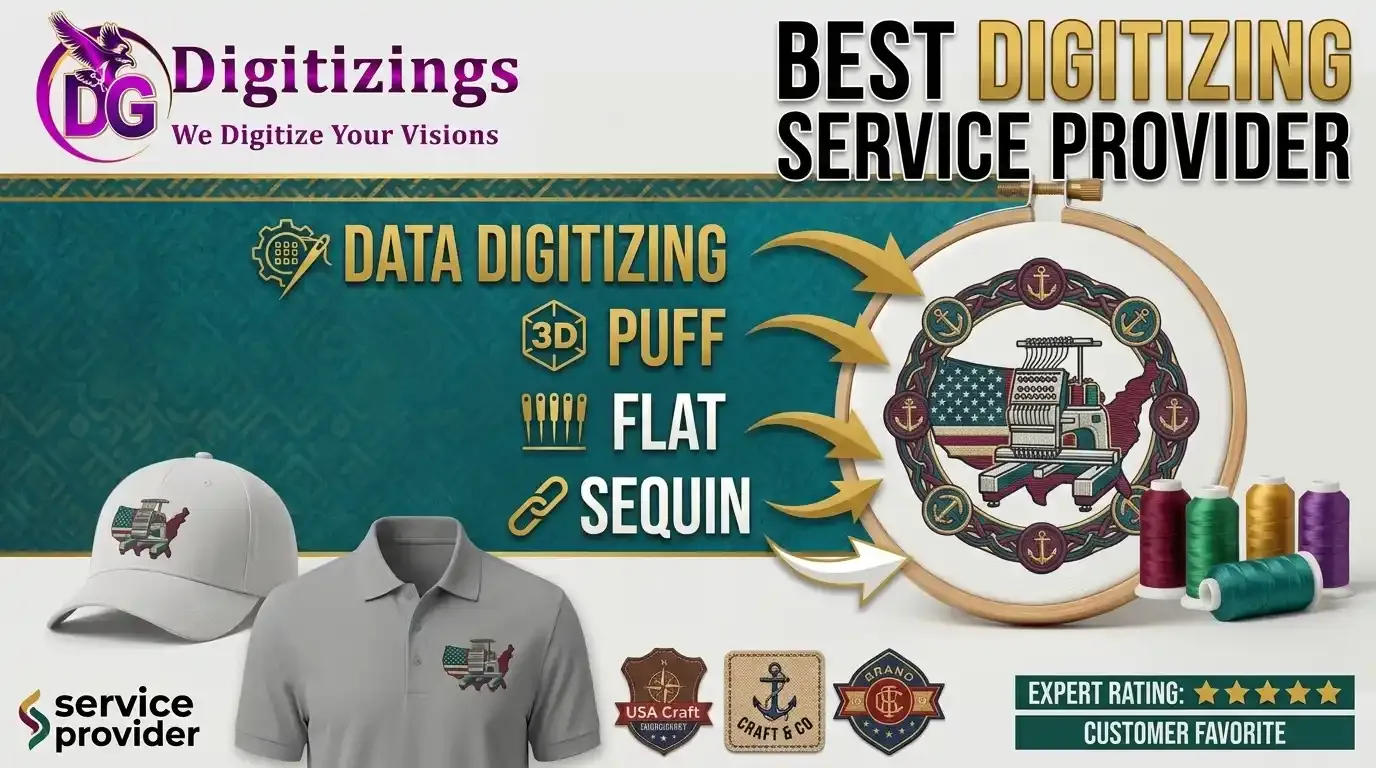 Best Embroidery Digitizing Service Provider Company​
