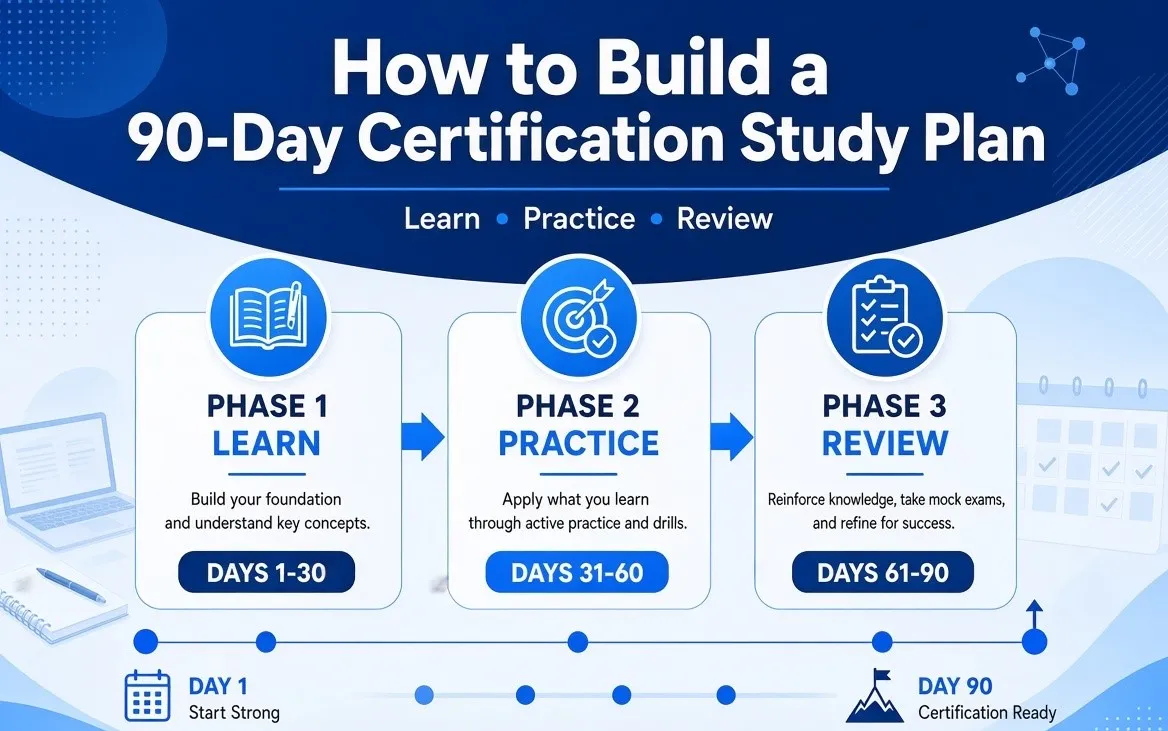 How to Build a 90-Day Certification Study Plan