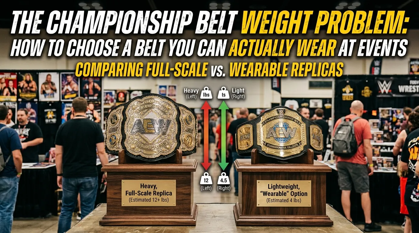 The Championship Belt Weight Problem: How to Choose a Belt You Can Actually Wear at Events