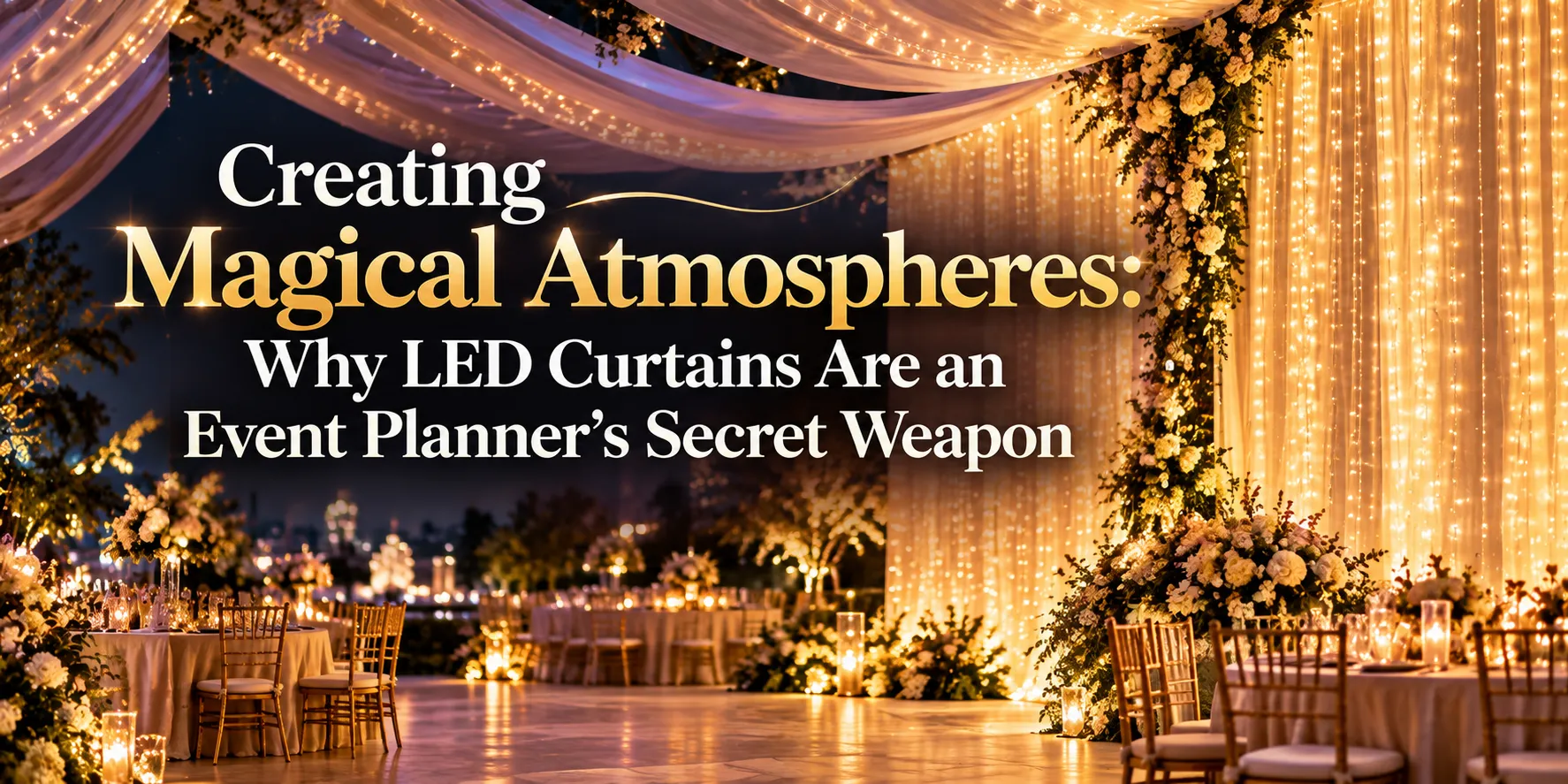 Creating Magical Atmospheres: Why LED Curtains Are an Event Planner’s Secret Weapon