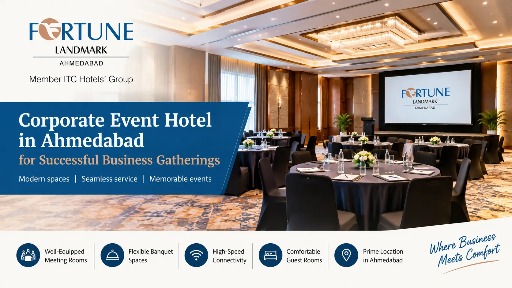 Host Professional Events at a Corporate Event Hotel in Ahmedabad