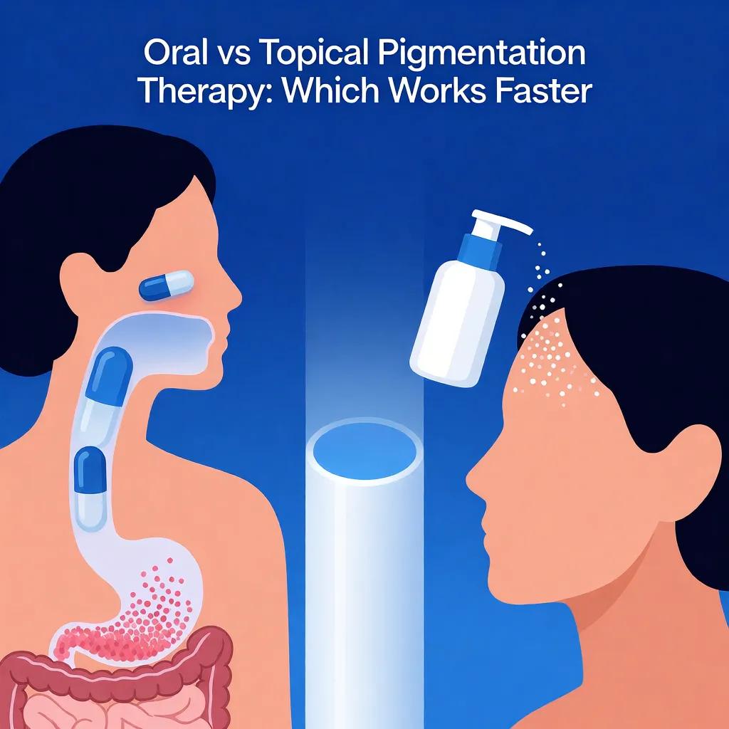 Oral vs Topical Pigmentation Therapy: Which Works Faster?