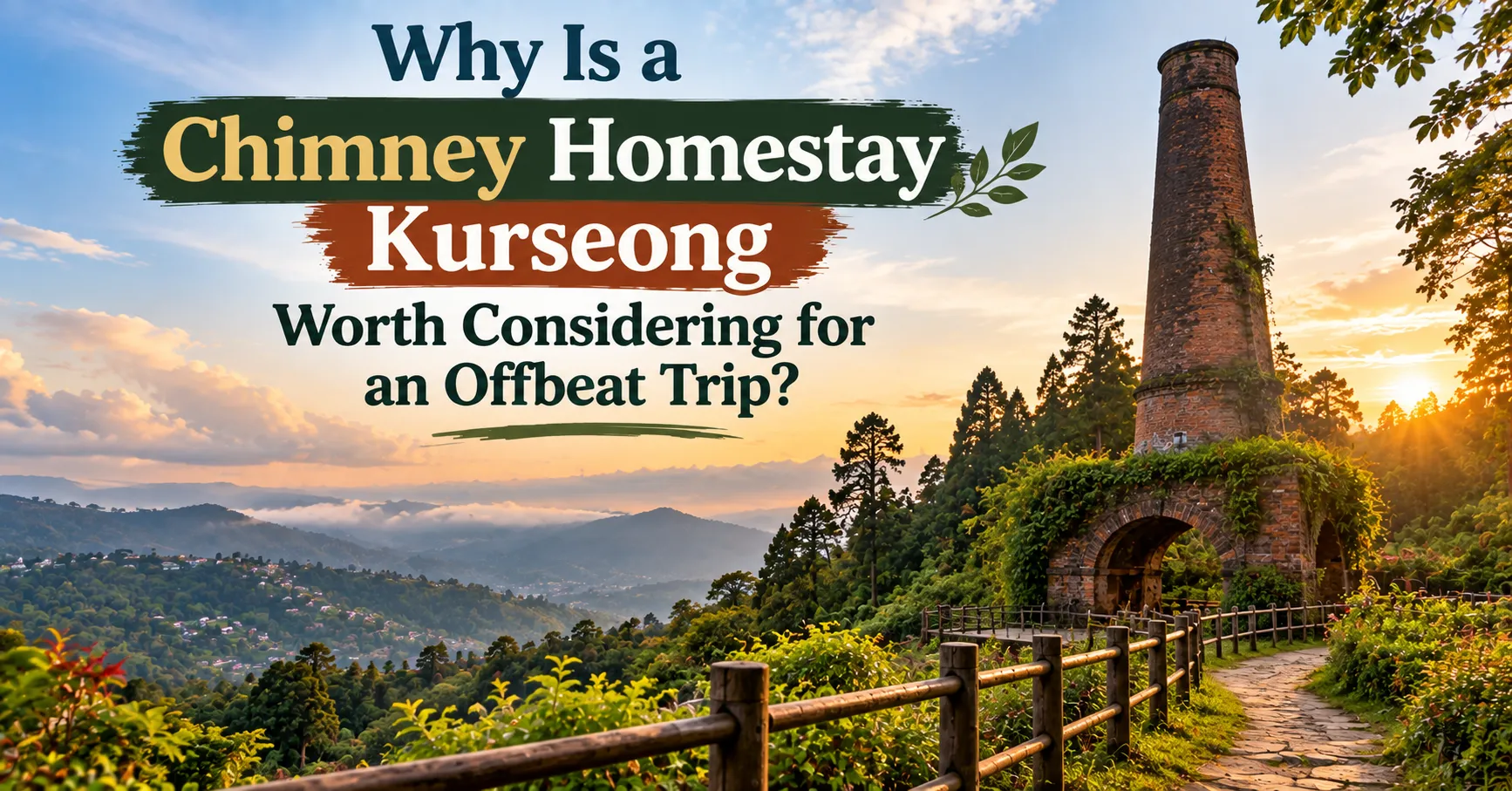 Why Is a Chimney Homestay Kurseong Stay Worth Considering for an Offbeat Trip?