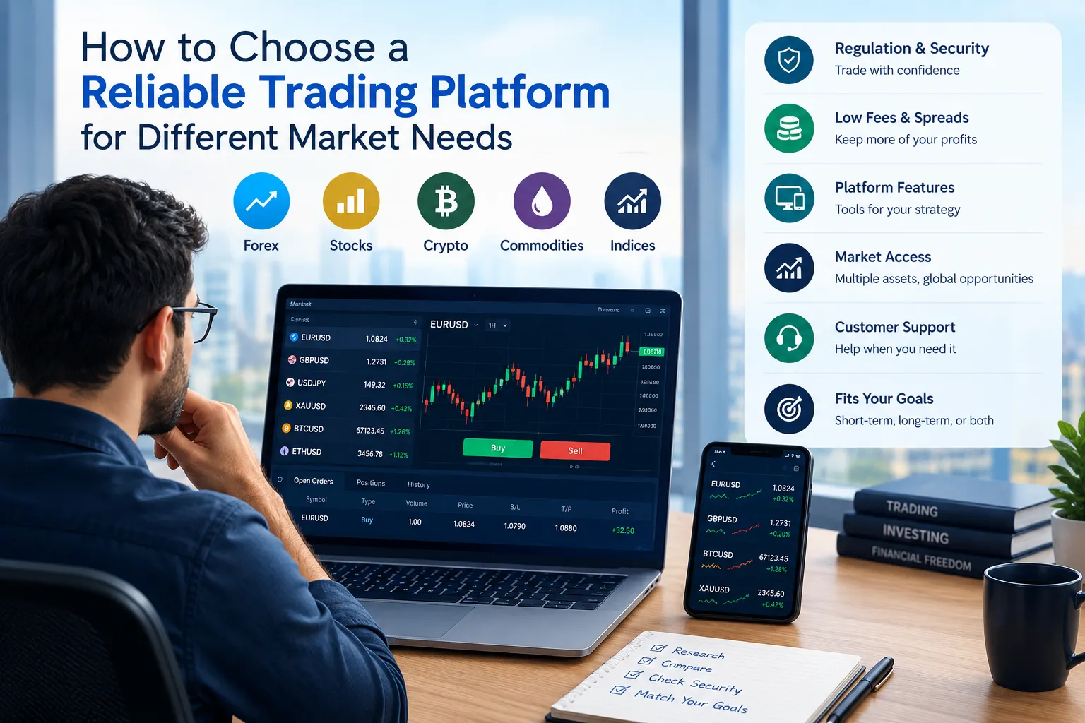 How to Choose a Reliable Trading Platform for Different Market Needs