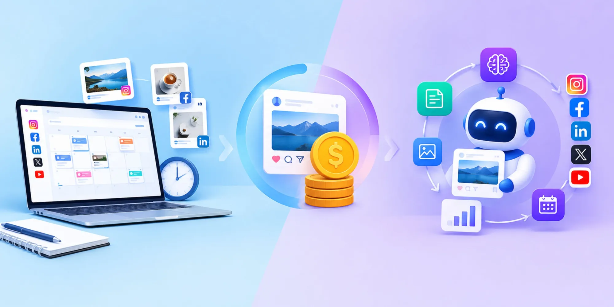 Social Media Scheduling vs. Full Automation: How to Calculate the Cost per Approved Post
