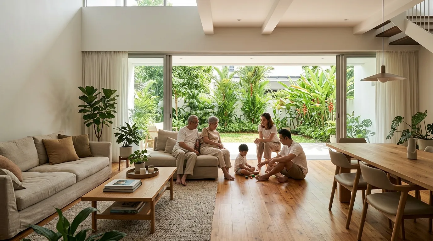 Landed Property Interior Design Ideas for Multi-Generational Families