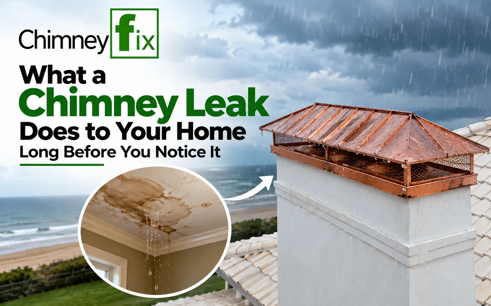 What a Chimney Leak Does to Your Home Long Before You Notice It