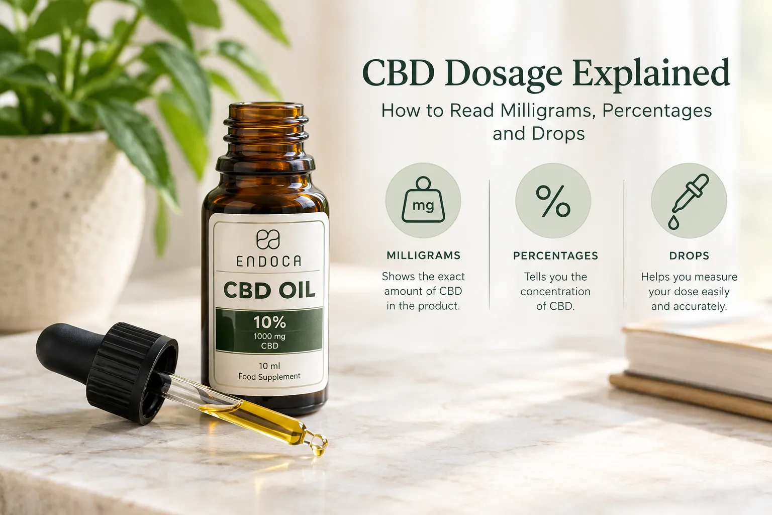CBD Dosage Explained: How to Read Milligrams, Percentages and Drops
