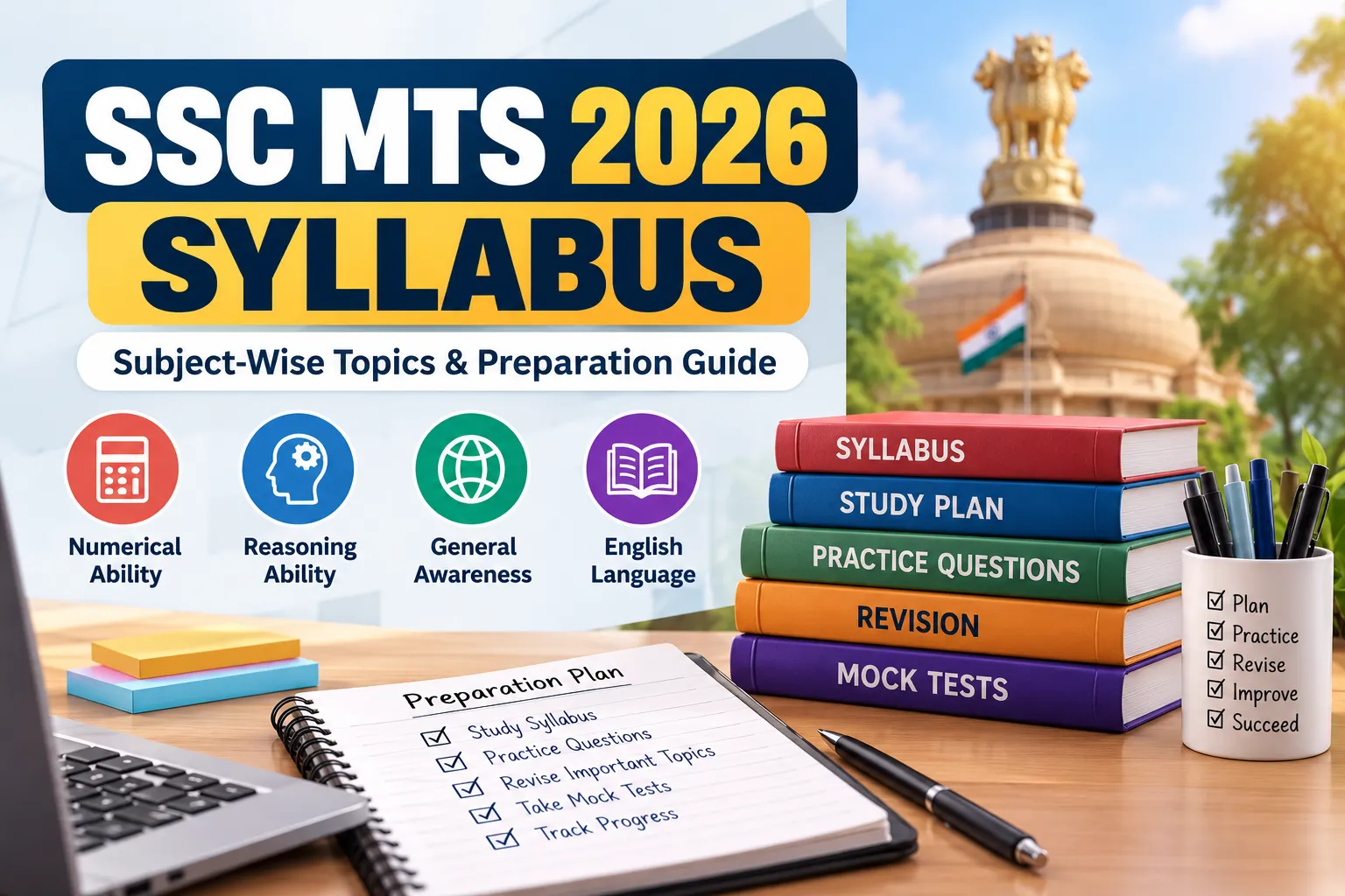 SSC MTS 2026 Syllabus: Subject-Wise Topics & Preparation Guide