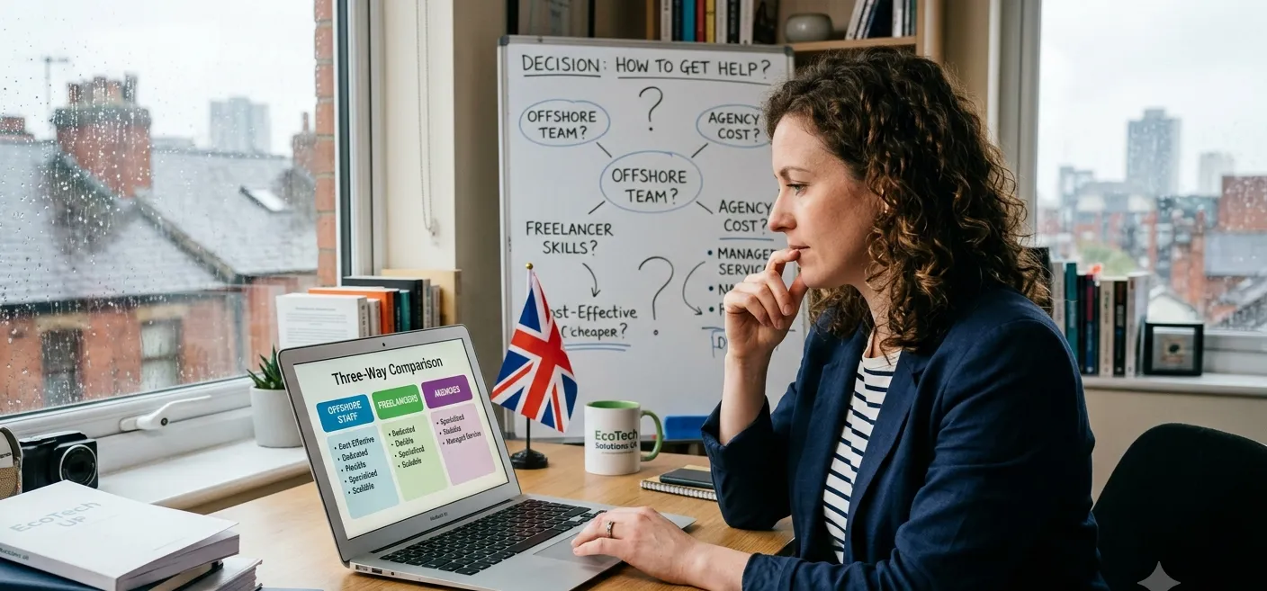 Offshore Staff vs Freelancers vs Agencies: What Actually Suits a Small UK Business?