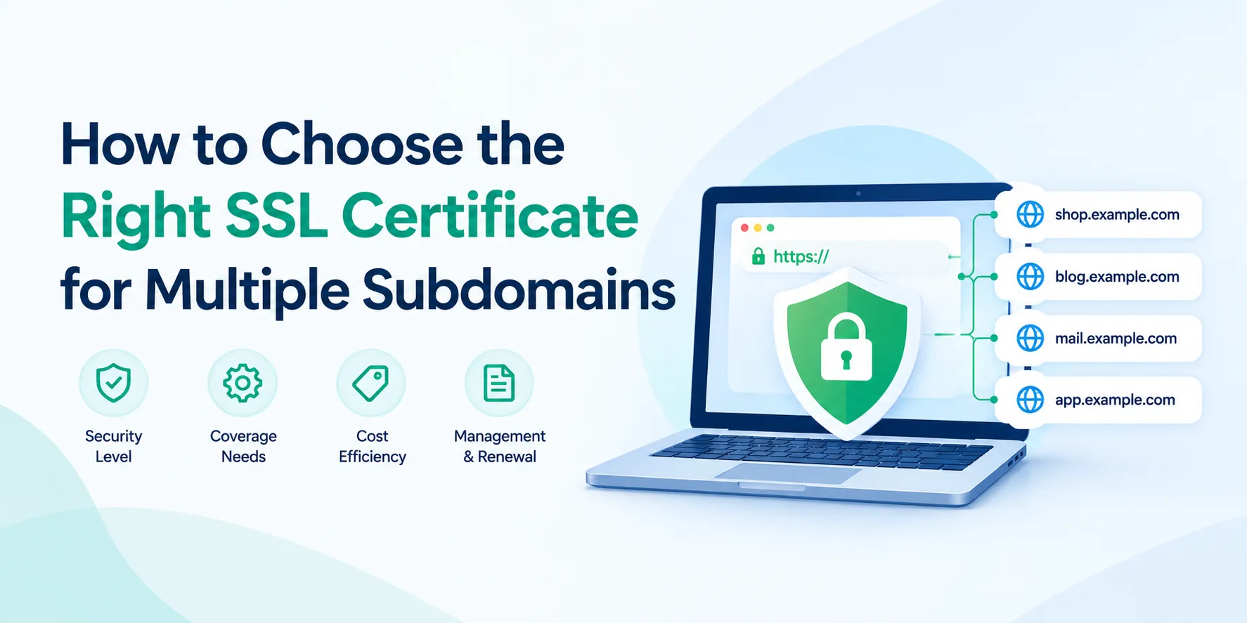 How to Choose the Right SSL Certificate for Multiple Subdomains