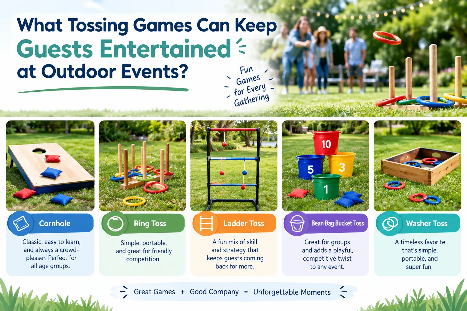 What Tossing Games Can Keep Guests Entertained at Outdoor Events?