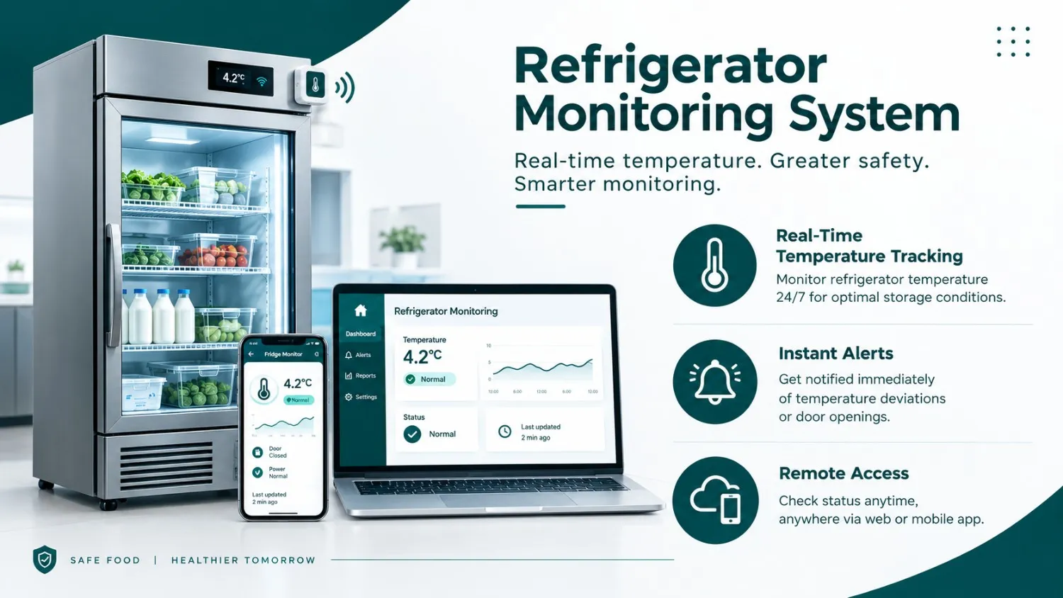 Refrigerator Monitoring System in Kuwait: Smart Temperature Control for Cold-Chain Protection