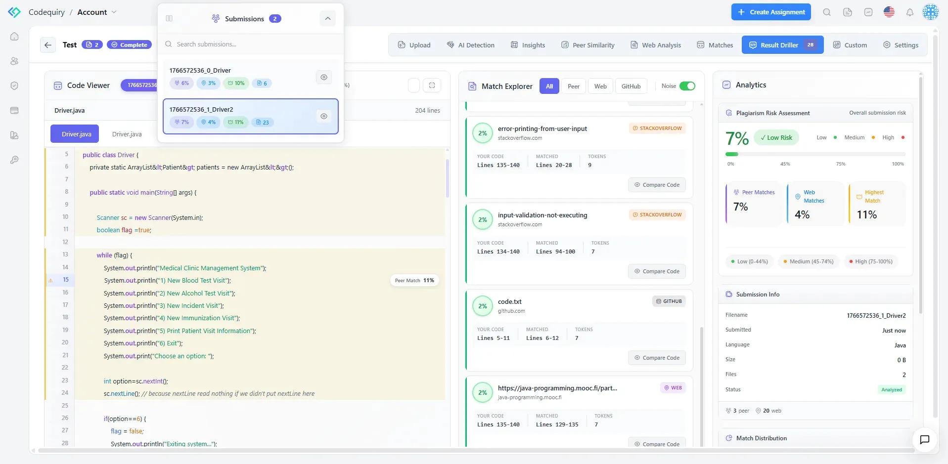 Can an AI Code Detector Tell If You Used AI?