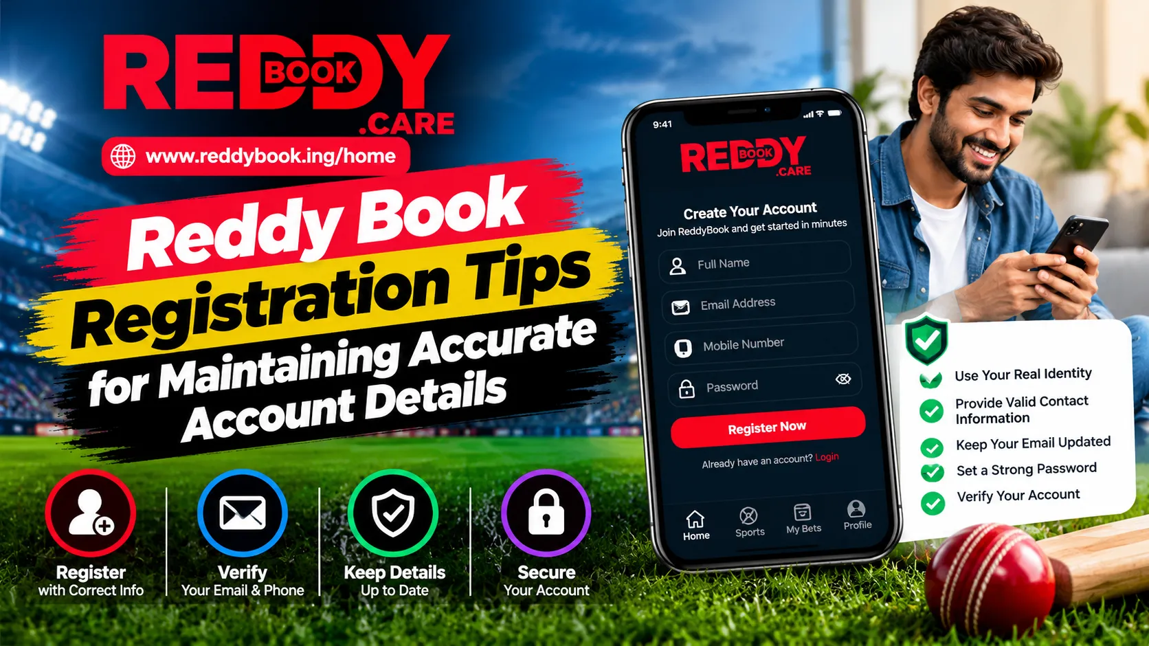 Reddy Book Registration Tips for Maintaining Accurate Account Details