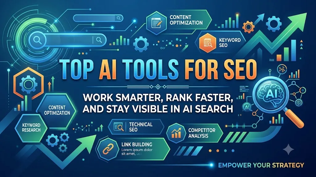 Top AI Tools for SEO: Work Smarter, Rank Faster, and Stay Visible in AI Search