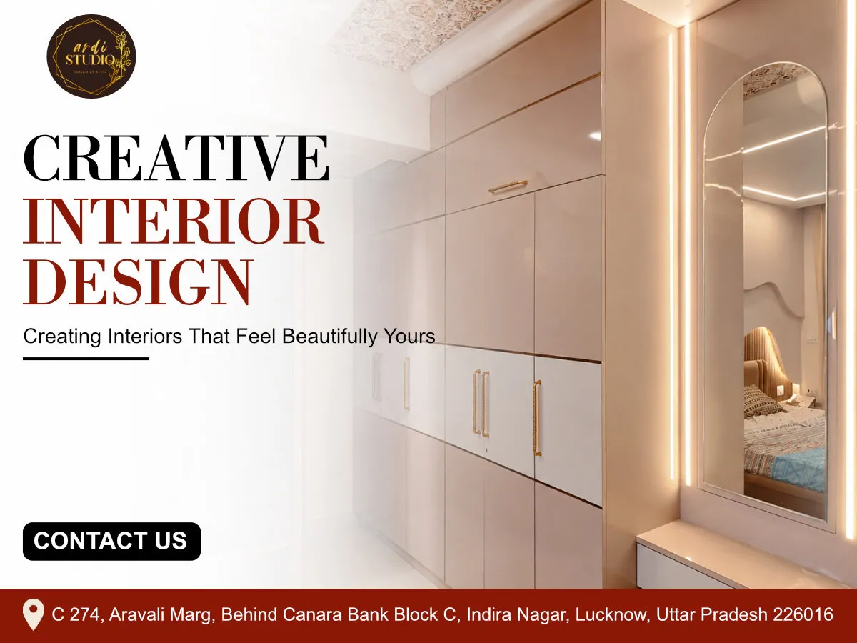 Creative Interior Designers Lucknow – क्रिएटिव और खूबसूरत इंटीरियर डिज़ाइन | Ardi Studio