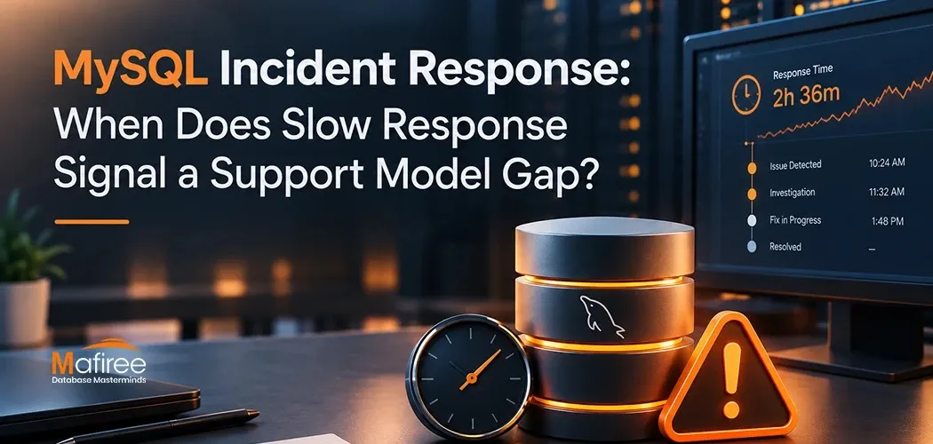MySQL Incident Response: Slow Fixes and Support Model Gaps