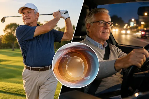 Multifocal vs. Light-Adjustable Lenses: Which Cataract Lens Fits Retirees Who Golf and Drive at Night?
