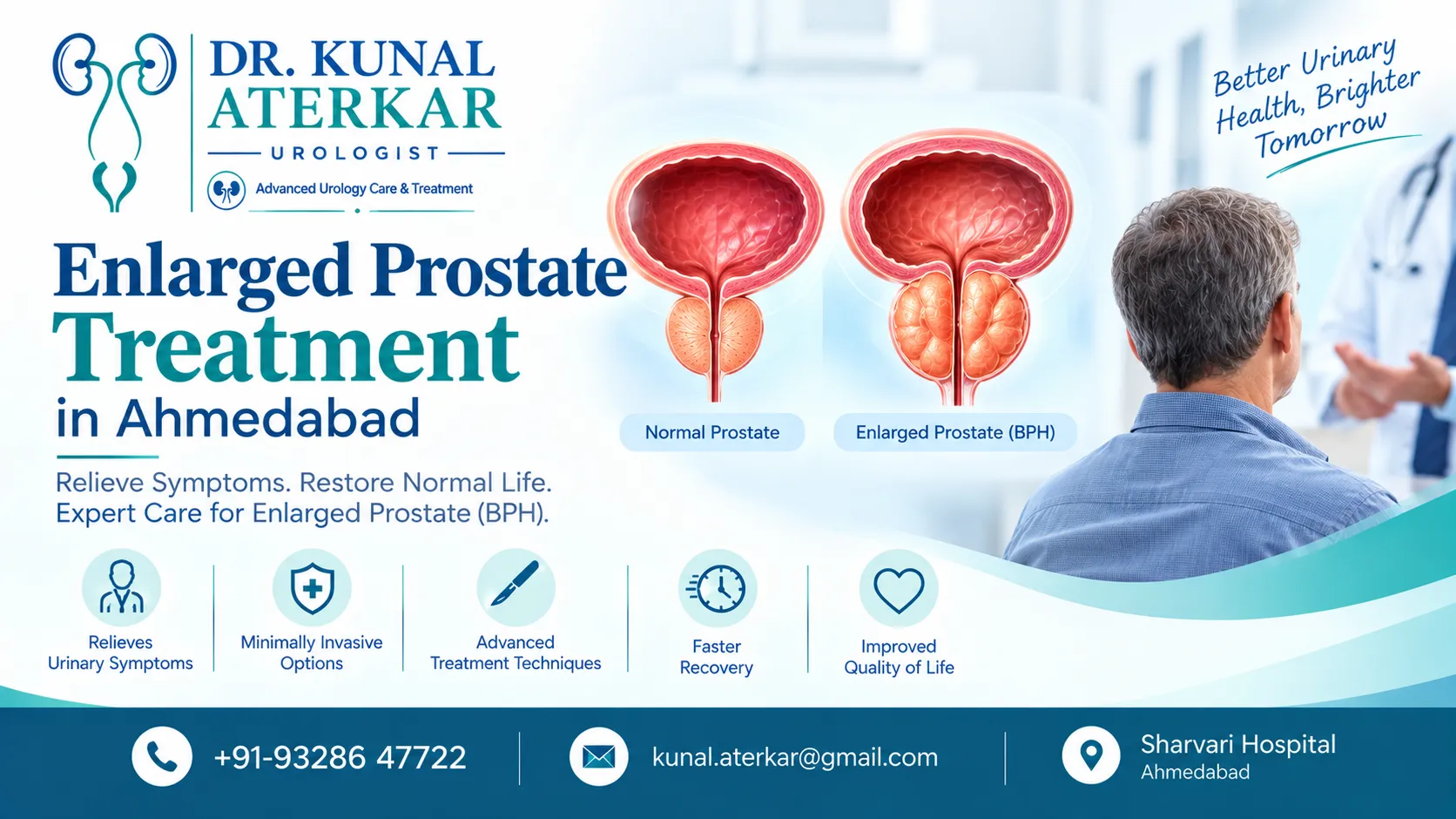 How safe is enlarged prostate surgery for older men?